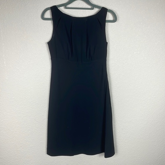 Moschino Cheap And Chic Black Sleeveless Button Back Mini Dress Sz 4 - Picture 2 of 10
